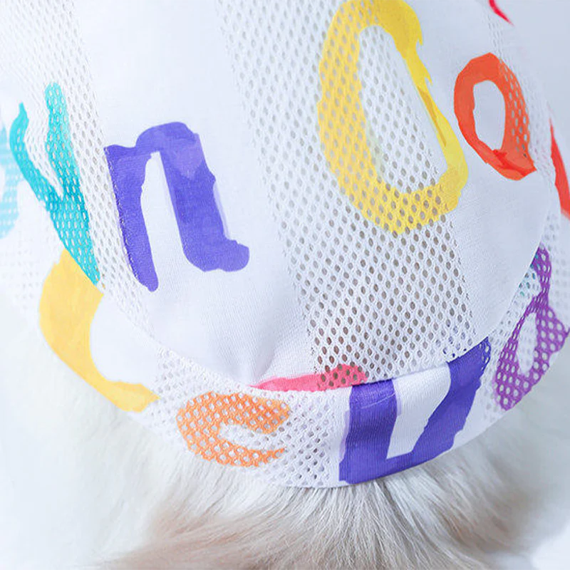 Mesh Shirt Cats Breathable Summer Hair Control