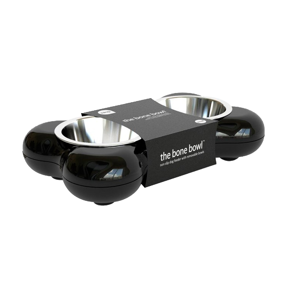 Hing Designs El plato The Bone con patas de goma antideslizantes