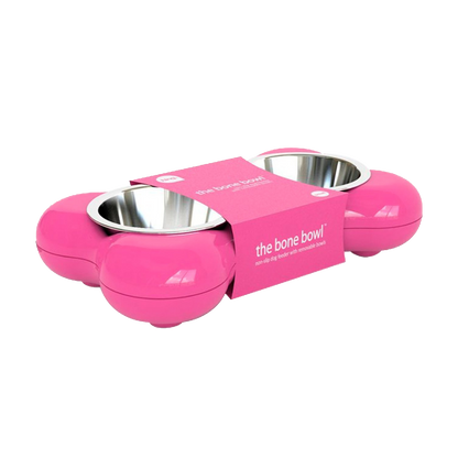 Hing Designs El plato The Bone con patas de goma antideslizantes