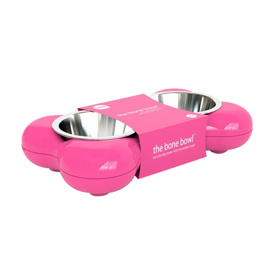 Hing Designs El plato The Bone con patas de goma antideslizantes