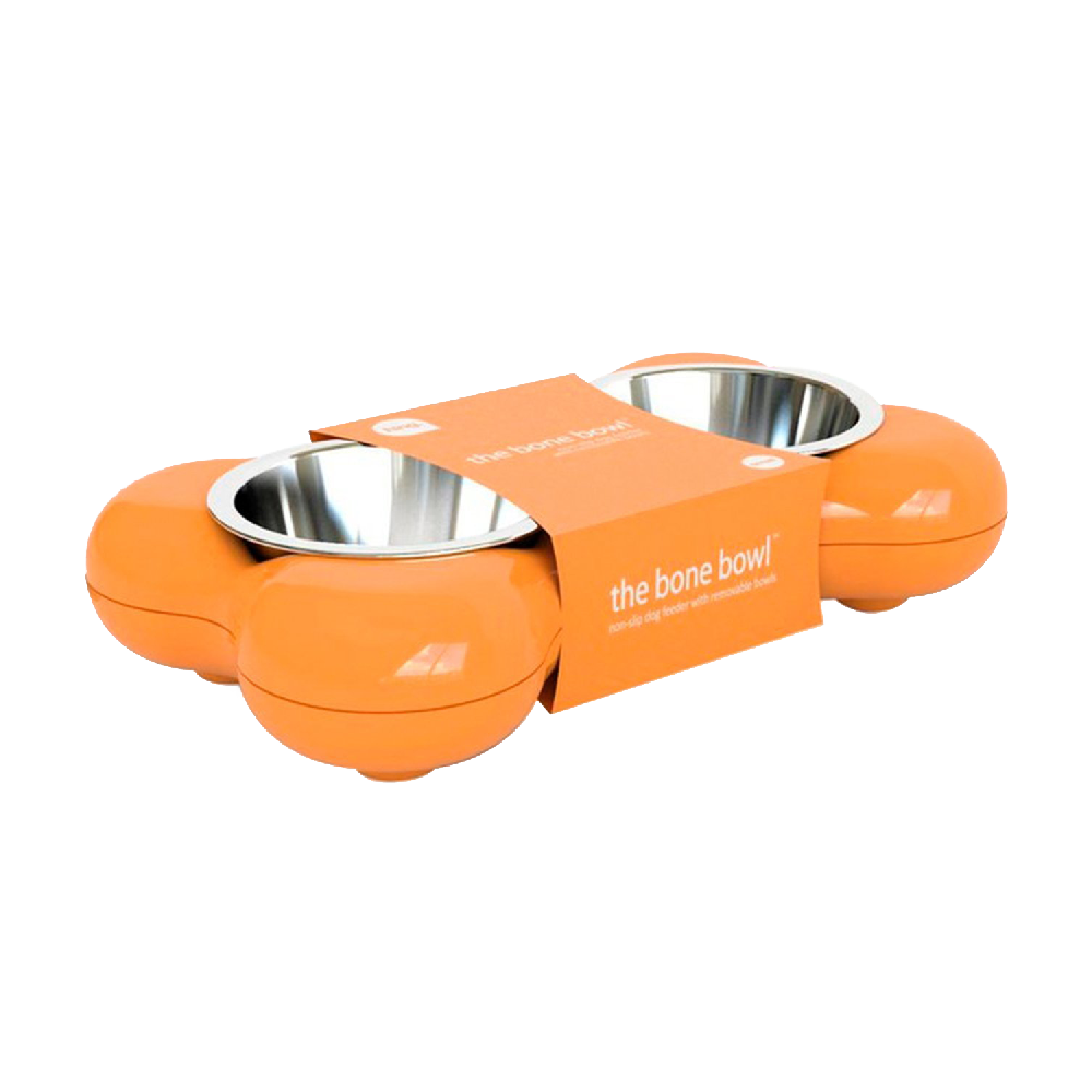 Hing Designs El plato The Bone con patas de goma antideslizantes