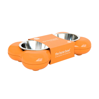 Hing Designs El plato The Bone con patas de goma antideslizantes