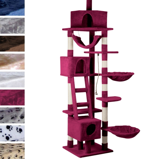 Leopet Kbd010 Árbol para gatos Rascador Poste Trepador Ejercicio para gatitos