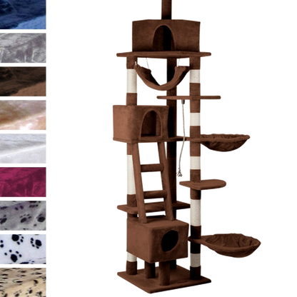 Leopet Kbd010 Árbol para gatos Rascador Poste Trepador Ejercicio para gatitos