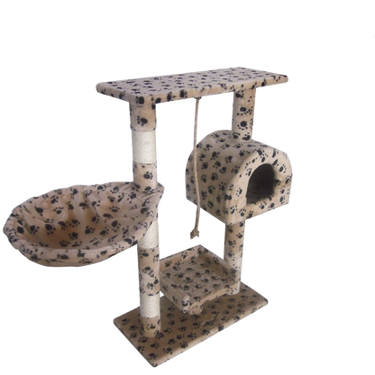 Leopet Kbm001 2grad Árbol Rascador Gato Poste para Rascar Gatito Escalada Ejercicio